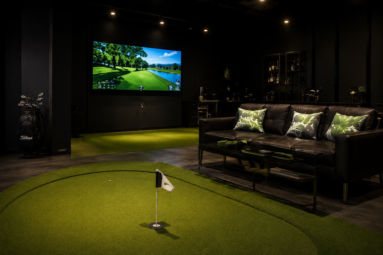 The play and lounge space