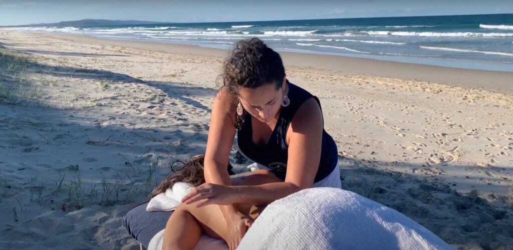 Sunshine Coast beach — Lorena's local home